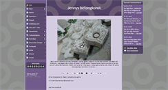 Desktop Screenshot of jennysbetongkonst.se